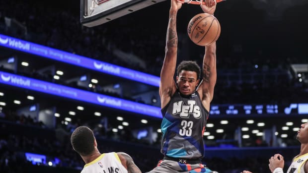 Brooklyn Nets center Nic Claxton